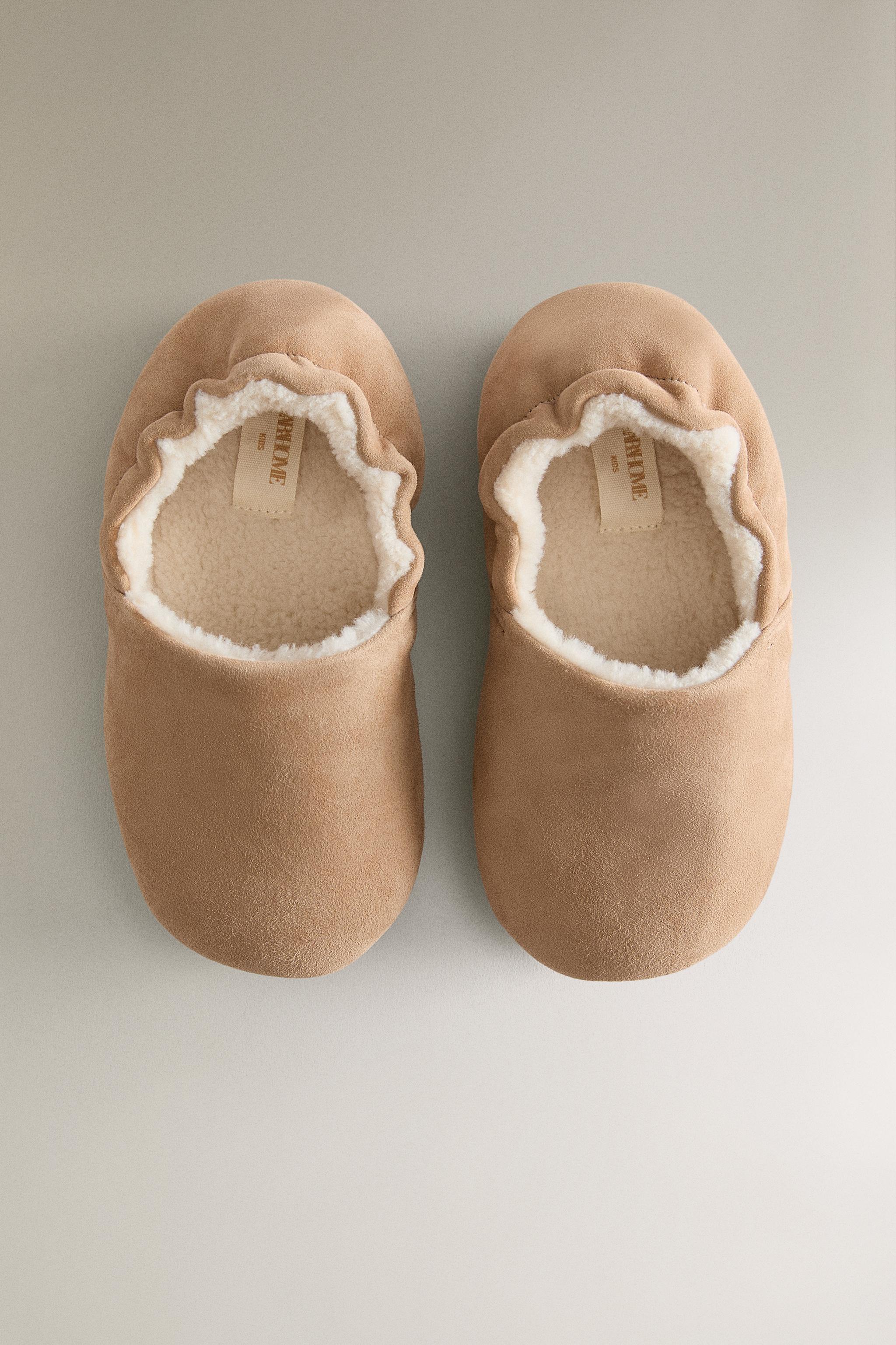 WARM LEATHER BALLERINA BOOTIES